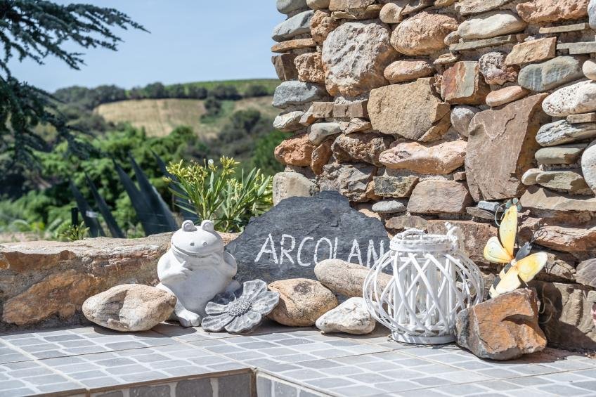 Private garden with views of the hills